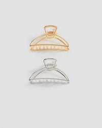 MANGO TEEN - Pack Of 2 Metal Hair Clips - Lyst