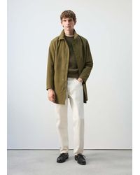 Mango - Fine Knit Microstructure Sweater - Lyst