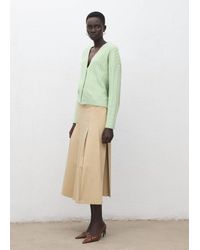 Mango - Knitted Braided Cardigan - Lyst