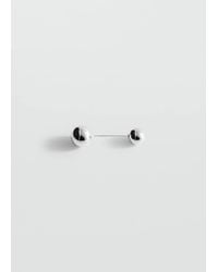 Mango - Metallic Bead Brooch - Lyst