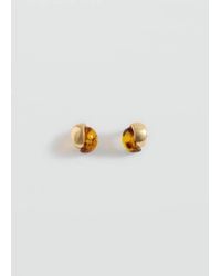 Mango - Mixed Resin Earrings - Lyst