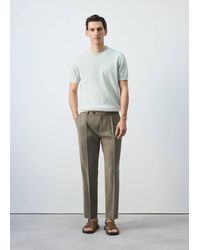 Mango - 100% Cotton Fine Jersey T-Shirt - Lyst
