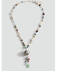 Mango - Kette Mit Verschiedenen Perlen - Lyst