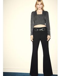Mango - Lurex Cropped Cardigan - Lyst