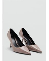 Mango - Patent Leather Pointed-Toe Court Shoes - Lyst