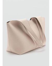 Mango - Large Shopper Bag - Lyst