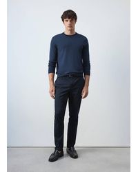 Mango - 100% Merino Wool Fine-Knit Jumper - Lyst