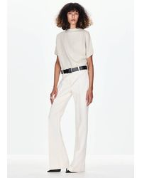 Mango - Short Sleeve Sweater - Lyst