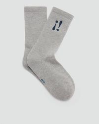 Mango - Embroidered Cotton Socks - Lyst