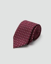 Mango - 100% Silk Patterned Tie - Lyst