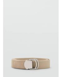 Mango - Leather Mixed Belt - Lyst