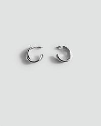 Mango - Interlinked Hoop Earrings - Lyst
