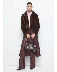 Mango - Camicia Popeline Avvitata Rosa - Lyst