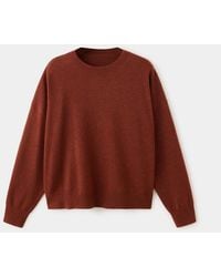 Mango - Oversized Round-Neck Sweater - Lyst