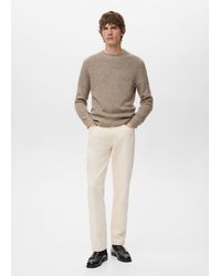 Mango - Knit Striped Sweater - Lyst