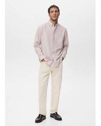 Mango - 100% Cotton Oxford Shirt - Lyst