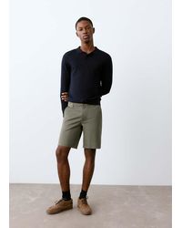 MANGO TEEN - Cotton Bermuda Shorts - Lyst