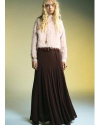 Mango - Faux-Fur Sweater - Lyst