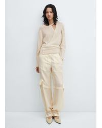 Mango - Pullover Crossover With Slit Detail - Lyst
