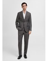 Mango - Camicia Completo Cotone Slim-Fit Bianco - Lyst