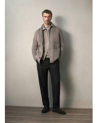 Mango - Wool-Cashmere Blend Coat With Pockets - Lyst
