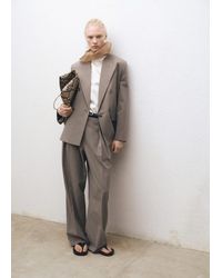 Mango - Wool-Blend Suit Jacket - Lyst