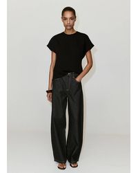 Mango - Short-Sleeved Cotton T-Shirt - Lyst