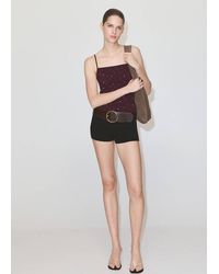 Mango - Sparkly Top With Fine Straps - Lyst