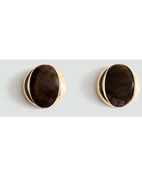 Mango - Stones Earrings - Lyst
