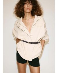 Mango - 100% Bovine Leather Belt - Lyst