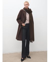 Mango - Fringed Edge Scarf - Lyst