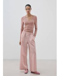 Mango - Lyocell Wool Blend Pyjama T-Shirt - Lyst