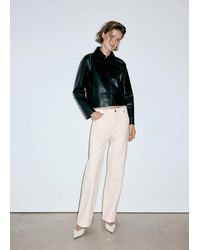 Mango - Miami Medium-Rise Straight-Fit Jeans - Lyst