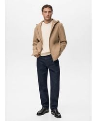 Mango - Cloth Jacket With Hood - Lyst