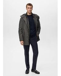 Mango - Detachable Water-Repellent Padded Parka - Lyst