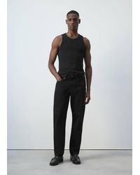 Mango - Slim-Fit Cotton Tank Top - Lyst
