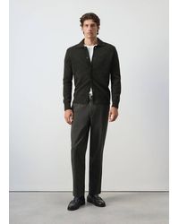 Mango - Relaxed Fit Trousers 100% Cotton - Lyst
