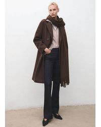 Mango - Fringed Edge Scarf - Lyst