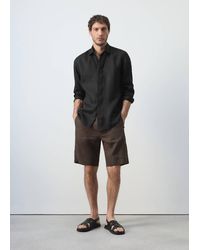Mango - Regular-Fit 100% Linen Shirt - Lyst