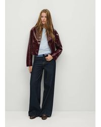 MANGO TEEN - Faux-Leather Jacket With Pockets - Lyst