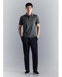 Mango - Comfort Stretch Coolmax Polo - Lyst