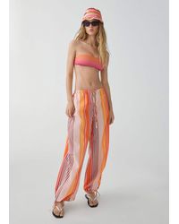 Mango - Parachute Pants Striped Print - Lyst