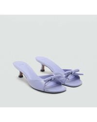 Mango - Slingpumps Mit Schleife - Lyst