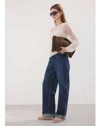 Mango - Balloon Jeans With Rolled-Up Hem - Lyst