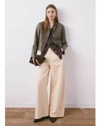 Mango - Faux-Leather Jacket With Pockets - Lyst