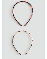 Mango - Set Of 2 Rigid Headbands - Lyst