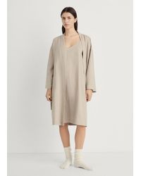 Mango - Linen Nightgown - Lyst