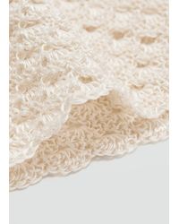 Mango - Crochet Hat - Lyst