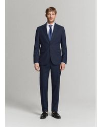 Mango - Milan Slim-Fit Suit Trousers - Lyst