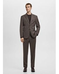 Mango - Milan Slim-Fit Suit Jacket - Lyst